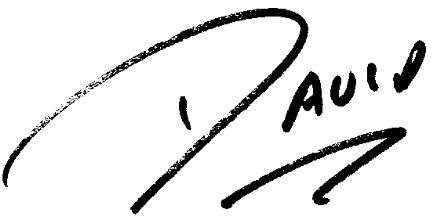 Signature Of David